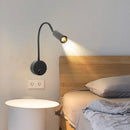 GobekUsa LED Bedside Wall Sconces 3W Reading Lamp Night Light Fixture