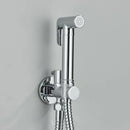 GobekUsa Brass Bidet Faucet Single Cold Water Black Toilet Sprayer Valve Jet Set