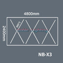 GobekUsa Hexagon Honeycomb LED Garage Ceiling Light