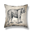 GobekUsa Brave Tiger Pattern Print Pillowcase, Super Peach Skin Cushion Cover