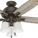 GobekUsa Frosted Glass Bell Shades - Ceiling Fan Chandelier Wall Sconces Replacements