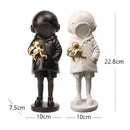 GobekUsa Diver Sculpture Ornament: Modern Home Office Decor Gift