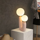 GobekUsa Glass Ball Table Lamp: Green Pink Resin Nordic Cute Bedroom Living Room Decor