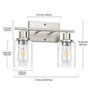GobekUsa Glass Wall Lamp: Nordic Industrial LED Sconce for Living Bedroom, Kitchen, Dining - Modern Indoor Lighting
