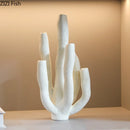 GobekUsa Coral Landscape Sculpture - Modern Desk Ornament for Room Aesthetics