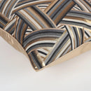 GobekUsa Jacquard High-end Cushion Cover 45x45cm Black Gold Decorative Pillowcase