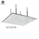 GobekUsa 16"x32" LED Rainfall Shower Head - Color Changing Luxury Square Design