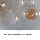GobekUsa 1/4/8pcs Pack 1cm Opening G4 Glass Shade Replacement Globes for Chandelier