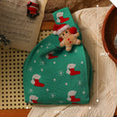 GobekUsa Christmas Knitted Apple Bag with Doll Handbag for Holiday Decoration and Children
