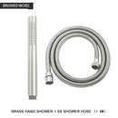 GobekUsa Brass Handheld Shower Head in Brushed Golden Finish