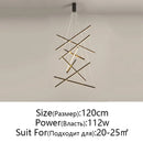 GobekUsa LED Chandelier: Modern Luster Lighting for Stair Hall Bedroom Room Duplex Building