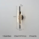GobekUsa Gold Black LED Wall Sconce Light for Bedroom Living room Aisle Corridor
