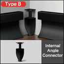 GobekUsa LED Skirting Profile: Hidden Corner Recessed Aluminum Baseboard Light Strip