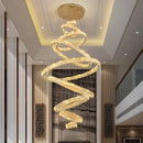 GobekUsa Crystal Chandelier: Elegant Living Room & Stair Pendant Light