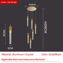 GobekUsa Crystal LED Ceiling Chandelier for Luxury Home Décor