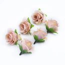 GobekUsa Artificial Plants Decorative Flowers Brooch for DIY Home Christmas Decor