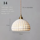 GobekUsa Japanese Ceramic Pendant Light Scandinavian Style Luxury Lamp