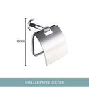 GobekUsa Bathroom Essentials Set: Towel Bar, Toilet Paper Holder, Bathrobe Hook, Soap Dish, Toilet Brush