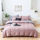 GobekUsa Flowers Print Cotton King Size Bedding Set, Soft & Comfortable Duvet Cover Set