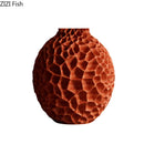 GobekUsa Honeycomb Texture Vase for Artificial Flower Arrangement
