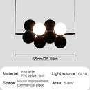 GobekUsa Abstracta Pendant Lamp: Stylish Designer Fabric Chandelier for Home, Office, and Dining Space