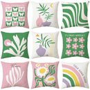 GobekUsa Butterfly Pillowcase 45x45cm Modern Simple Design for Home Office Decor
