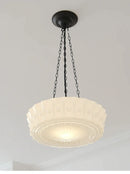GobekUsa French Retro Shanghai Style Glass Lamp Chandelier