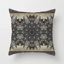 GobekUsa Geometric Square Pillowcase Ethnic Retro Sofa Pillow Cover 45x45cm Home Decor
