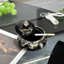 GobekUsa Lucky Ceramic Ashtray: Premium Smoking Accessories for Weed, Home & Gifts