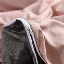 GobekUsa King Size Duvet Cover Set - Soft Grain Polyester, Plain Design - Queen Bedding