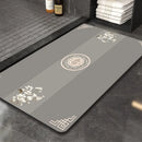 GobekUsa Chinese Style Diatom Mud Entry Door Mat - Super Absorbent & Anti-Slip