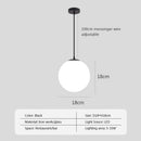 GobekUsa Glass Ball Pendant Lights: Elegant Globe Hanging Lamps for Home, Restaurant & Bar.