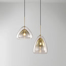 GobekUsa Gradient Glass Pendant Lamps: Luxury LED Chandeliers for Bedroom and Restaurant