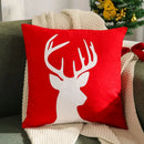 GobekUsa Christmas Tree Embroidered Cushion Cover - Festive Decor Pillow Cover