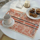 GobekUsa Cotton Linen Place Mat Set - Tableware Cushion for Kitchen Dining
