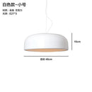 GobekUsa Glossy Black Round Nordic Pendant Light for Dining Room and Bar Decor