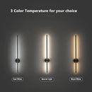 GobekUsa Dimmable LED Wall Sconce Black Wall Lighting for Bedroom Living Room