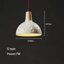 GobekUsa Concrete Ceiling Hanging Pendant Chandelier for Bedroom, Restaurant, and Bar