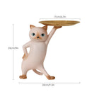 GobekUsa Cat Tray Sculpture Home Decor Statues Office Table Desk Accessorie Storage