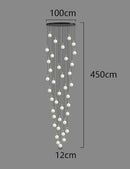 GobekUsa LED Ceiling Lamp Chandelier: Modern Decorative Lighting for Bedroom and Dining Room
