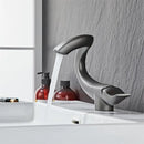GobekUsa Black Gold Brass Bathroom Faucet Mixer Sink Tap Deck Mounted Chrome Gray