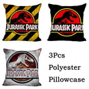 GobekUsa Jurassic Park Dinosaur Pillowcase Cover for Living Room Sofa and Chair