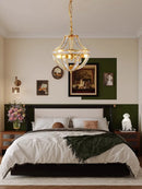 GobekUsa Bronze Black Chrome Gold Globe LED Chandelier for Living Room