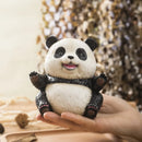 GobekUsa 14cm Panda Baby Figurines: Fierce & Cute Animal Collection for Home Office Decor