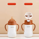 GobekUsa Kids Stainless Steel Thermos Cup with Straw, 320ML Cute Water Bottle