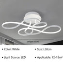 GobekUsa LED Chandelier Modern Ceiling Lamp for Living Dining Bedroom Home Lighting