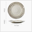 GobekUsa Ceramic Japanese Style Dish Bowl Set