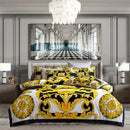 GobekUsa 1200TC Golden Egyptian Cotton King Queen Bedding Set, Custom Size Option