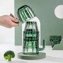GobekUsa Cactus Glass Mug 240ml: Creative Office Home Kitchen Drinking Cup