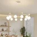 GobekUsa LED Chandelier Lights 8-12 Heads Indoor Lighting Fixture for Home Decor
